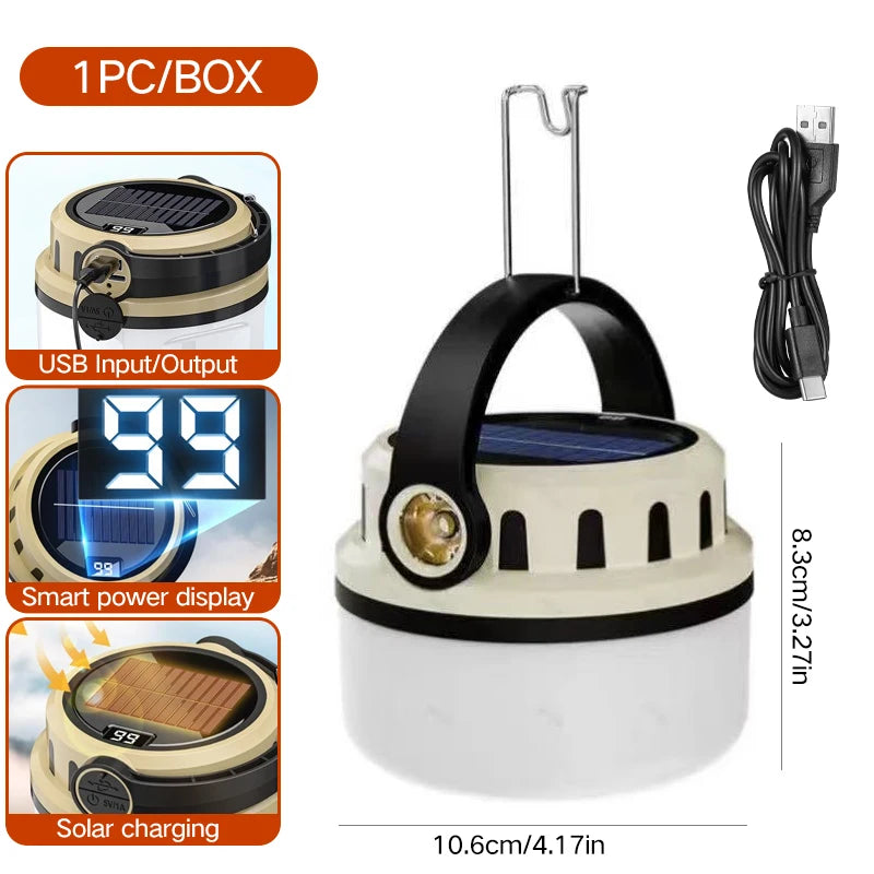 LED camping lantern detail