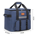 40L insulated cooler backpack - navy